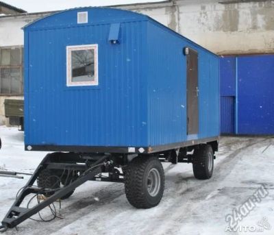 Лот: 5729819. Фото: 1. Бытовка на шасси. Бытовки, вагончики строительные