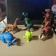 Лот: 18205768. Фото: 1. динозавры-трансформеры игрушки... Конструкторы