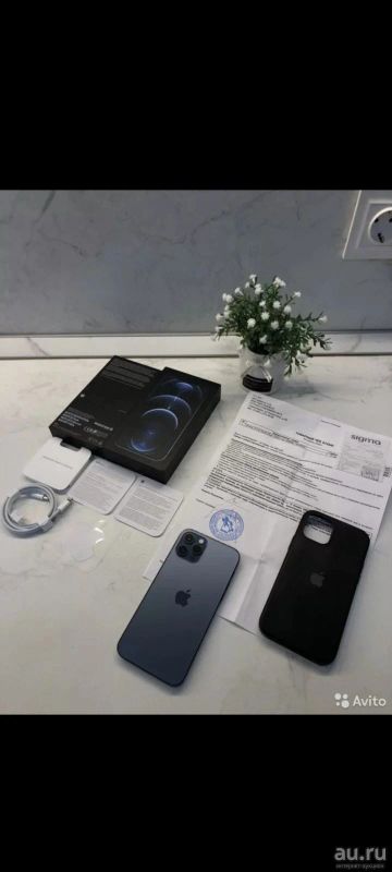 Лот: 18297941. Фото: 1. iPhone 12 Pro 128GB Чек Ростест... Смартфоны