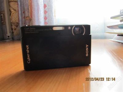 Лот: 1757481. Фото: 1. Sony Cyber Shot dsc-t77-black. Цифровые компактные