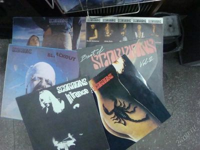 Лот: 2912929. Фото: 1. Набор пластинок Scorpions 5шт. Другое (аксессуары)
