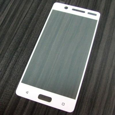 Лот: 12230754. Фото: 1. Защитное стекло Nokia 5 3D Полное... Дисплеи, дисплейные модули, тачскрины