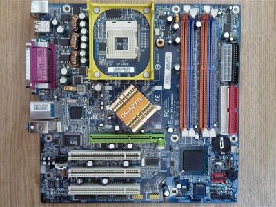Лот: 1749063. Фото: 1. Материнская плата Gigabyte GA-8IG1000MK. Материнские платы