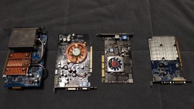 Лот: 18477019. Фото: 1. 4 видеокарты 1 лотом: Gigabyte... Видеокарты
