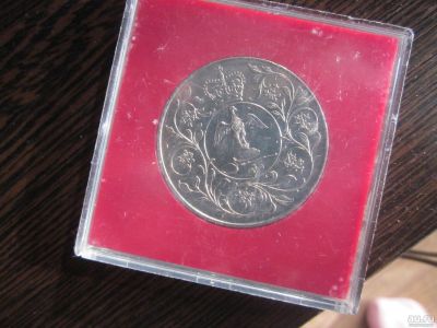 Лот: 17212743. Фото: 1. Великобритания 25 центов серебрянный... Великобритания и острова