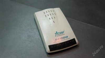 Лот: 2640787. Фото: 1. Модем acorp 56000. Проводные модемы