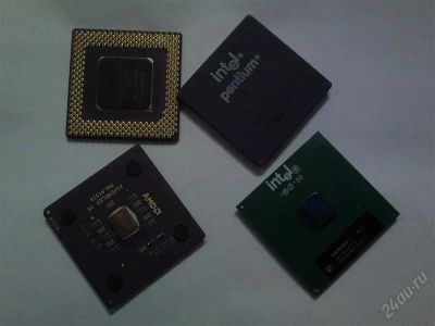 Лот: 750022. Фото: 1. Четыре процессора, для коллекционеров... Процессоры