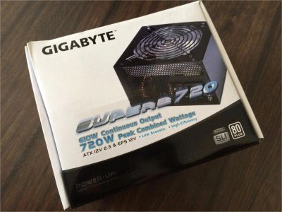 Лот: 6798047. Фото: 1. Блок питания Gigabyte SuperB 610W. Корпуса, блоки питания