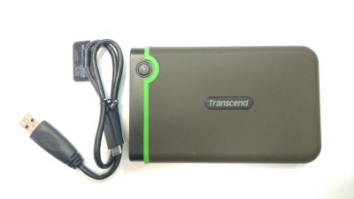 Лот: 15528943. Фото: 1. 1Тб внешний жесткий диск Transcend... Внешние жесткие диски