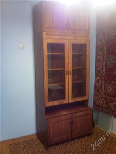 Лот: 1932624. Фото: 1. Шкаф для книг, посуды. Шкафы, шкафы-купе