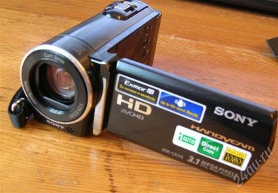 Лот: 703741. Фото: 1. Full-HD видеокамера SONY HDR-CX110E. Видеокамеры