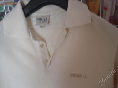 Лот: 650873. Фото: 1. Футболка поло VERSACE (из первой... Рубашки, водолазки