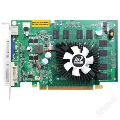 Лот: 2330193. Фото: 1. Видеокарта Inno3D GF 9400GT 128bit... Видеокарты