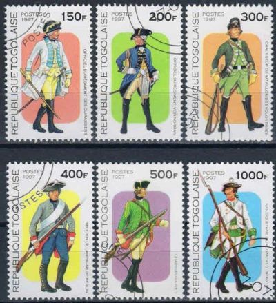 Лот: 16382572. Фото: 1. 1997. Того. Военная форма. Полная... Марки