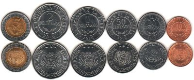 Лот: 6642897. Фото: 1. 2010 г. Боливия 10-20-50 сентаво... Наборы монет