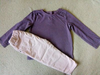 Лот: 15668201. Фото: 1. Лонгслив Некст и джинсы Zara. Брюки, шорты, джинсы