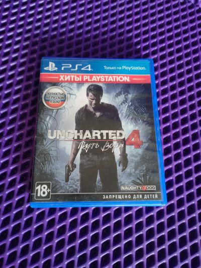 Лот: 20067087. Фото: 1. Игра Uncharted 4: A Thief’s End... Игры для консолей