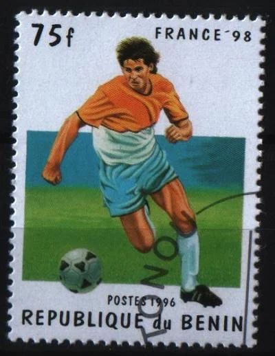 Лот: 6973476. Фото: 1. Бенин 1996г футбол. Марки