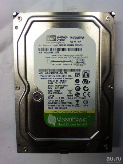 Лот: 8876784. Фото: 1. Жесткий диск HDD 320 Gb SATA-II... Жёсткие диски (HDD)