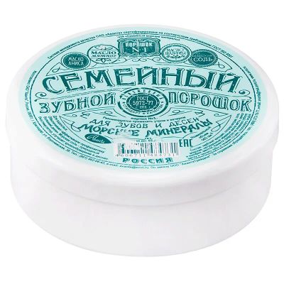 Лот: 23718433. Фото: 1. Зубной порошок Семейный Морские... Лекарства