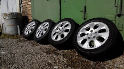 Лот: 8301105. Фото: 1. R16+Dunlop sport 205/55 5x114... Шины на дисках