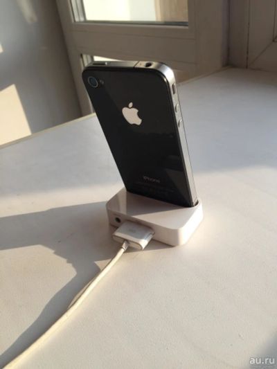 Лот: 8832887. Фото: 1. iPhone 4 Black 16 Gb. Смартфоны