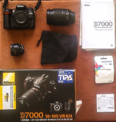 Лот: 3934360. Фото: 1. Nikon D7000 Kit 18-105 VR. Цифровые зеркальные