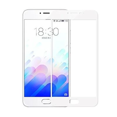 Лот: 10797721. Фото: 1. Стекло защитное с рамкой для Meizu... Защитные стёкла, защитные плёнки