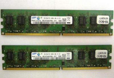Лот: 6806524. Фото: 1. 4Gb Samsung Original DDR2 PC6400... Оперативная память
