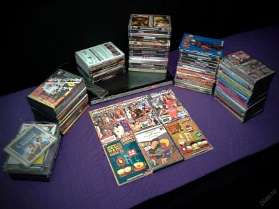Лот: 5946742. Фото: 1. Мега коллекция фильмов+DVD Проигрыватель... Видеозаписи, фильмы