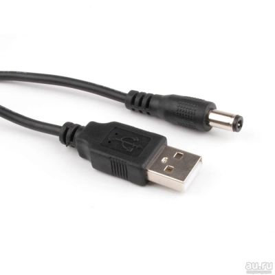 Лот: 13457111. Фото: 1. USB to 5,5 x 2,1мм. кабель питания... Шлейфы, кабели, переходники