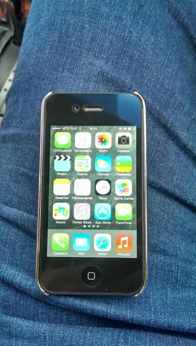 Лот: 3363651. Фото: 1. iphone 4s черный 16gb. Смартфоны