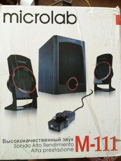 Лот: 8092424. Фото: 1. Колонки microlab m111. Другое (аксессуары)