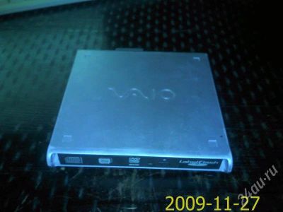 Лот: 170117. Фото: 1. Внешний PCMCI DVD-RW от Sony VAIO... Приводы CD, DVD, BR, FDD