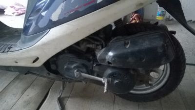 Лот: 7302814. Фото: 1. Мопед HONDA DIO 27 синий. Мотороллеры, мопеды