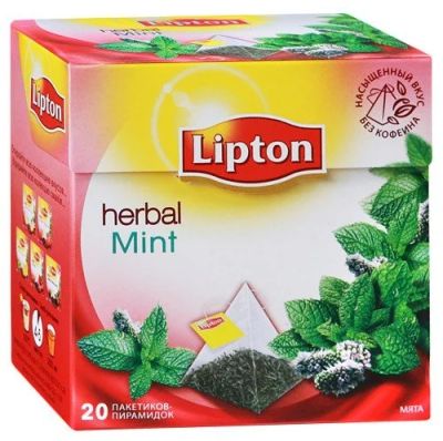 Лот: 10162963. Фото: 1. Lipton. Мята. Напиток травяной... Корма