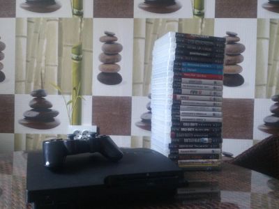 Лот: 5897961. Фото: 1. PS 3 320 GB + MOVE + 25 игр!!. Игровые приставки, консоли