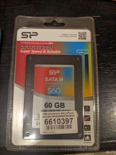Лот: 13682946. Фото: 1. винчестер ssd. SSD-накопители
