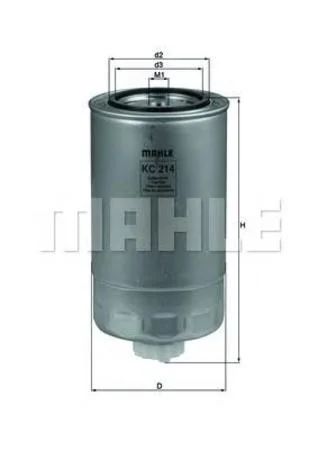 Лот: 18583077. Фото: 1. Фильтр топливный mahle kc 214... Топливная система