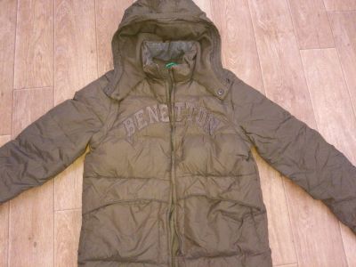 Лот: 12652956. Фото: 1. Пуховик-оригинал Benetton рост... Верхняя одежда