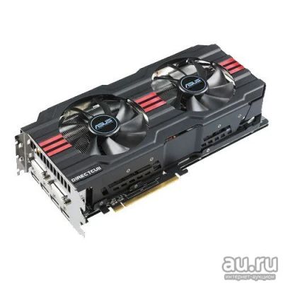 Лот: 14070600. Фото: 1. Видеокарта ASUS AMD Radeon HD7970-DC2T-3GD5... Видеокарты