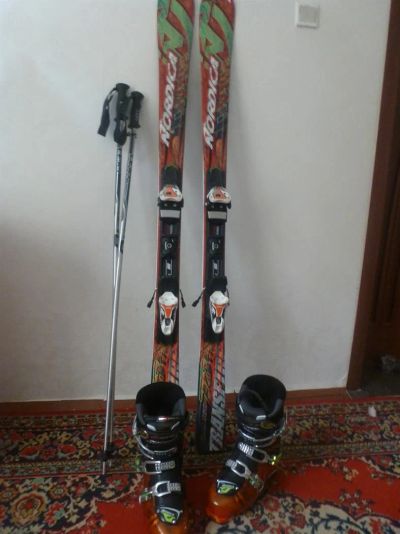 Лот: 3775969. Фото: 1. Горные лыжи Nordica Transfire... Комплект в сборе