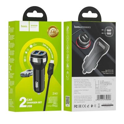 Лот: 22145559. Фото: 1. АЗУ HOCO Z40 USB dual port 2.4A... Зарядные устройства, блоки питания, адаптеры сетевые для смартфонов