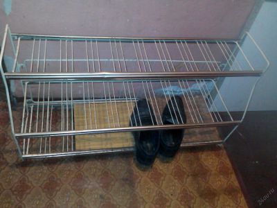 Лот: 5705703. Фото: 1. Обувная полка. Металлическая мебель