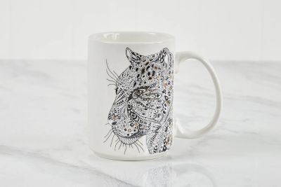 Лот: 23631016. Фото: 1. Кружка Home Style Леопард. Кружки, стаканы, бокалы