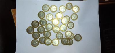 Лот: 25084215. Фото: 1. 33 монеты 10 рублей. Россия после 1991 года