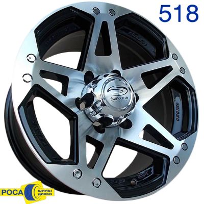 Лот: 3415623. Фото: 1. Комплект дисков Sakura Wheels... Диски