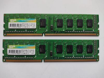 Лот: 17265664. Фото: 1. Оперативная память ddr3 1333 2x2gb. Оперативная память