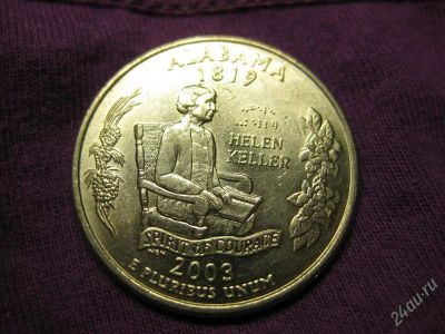Лот: 2318145. Фото: 1. Квотер (25 центов) 2003, США... Америка