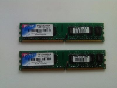 Лот: 4038282. Фото: 1. DDR 2 Patriot Memory 4GB Kit... Оперативная память